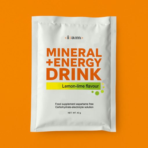 Mineral + Energy Drink 40g - Aromă de lămâie-lime