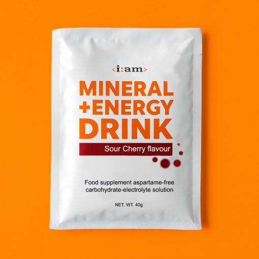 Mineral + Energy Drink 40g - Aromă de vișine